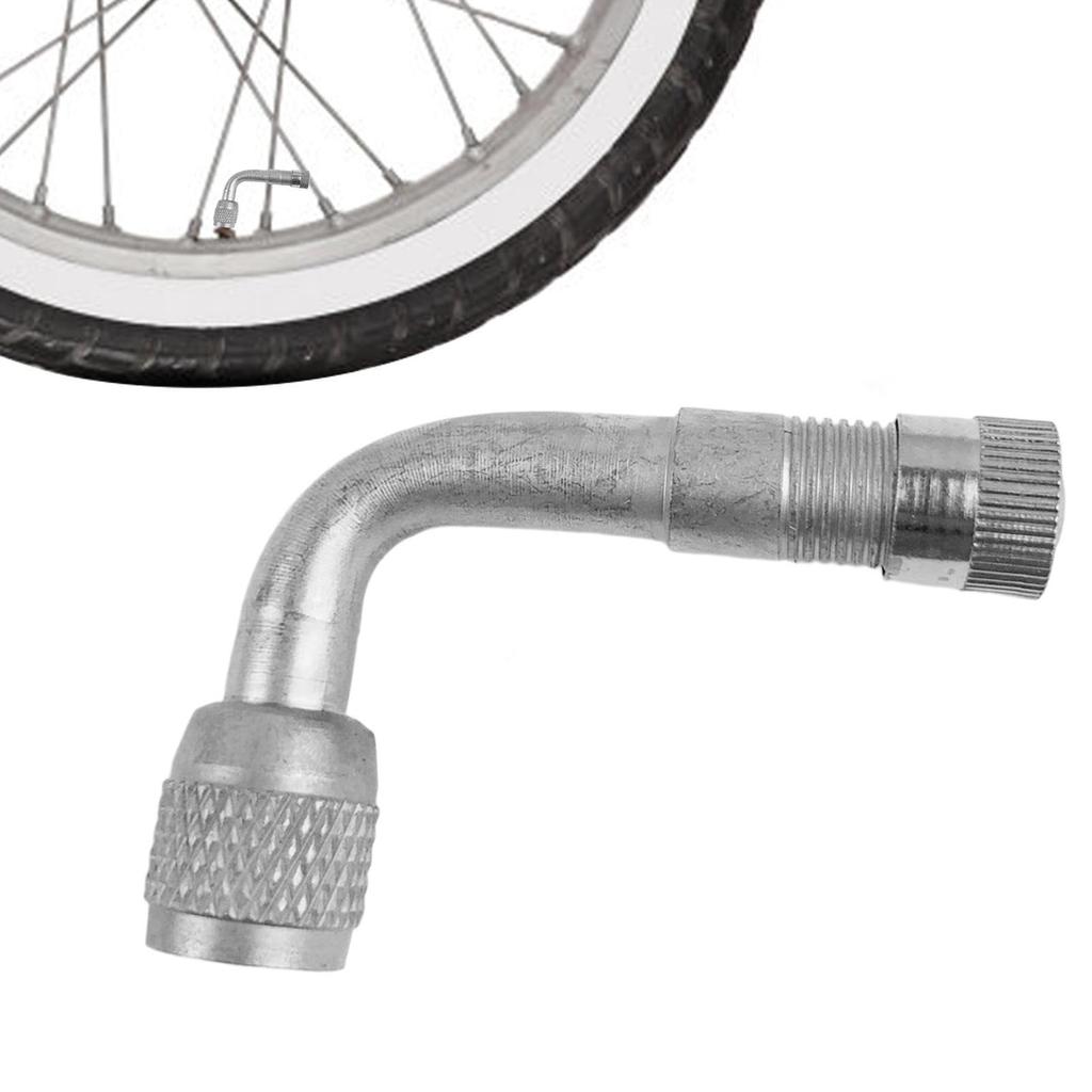 Motorcycle Air Valve, Tire Valve Extension Adapter, 90° Extension, L-Type, Air Valve, For Moped