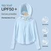 Детская летняя куртка с капюшоном UPF50+ для защиты от солнца - Легкая, дышащая, УФ-защита, ткань из ледяного шелка