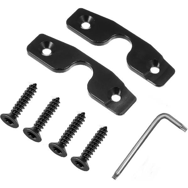 Sun Visor Repair Kit, Compatible With Jeep Wrangler JK, JL, JT Gladiator 2018-2024, Aluminum Alloy Sun Visor Driver Side Replacement, Used For