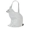 1110 Small Tote Bag EU Deli Blue [Rootote] Cat-shaped Oswarineko-A (02 Gray)