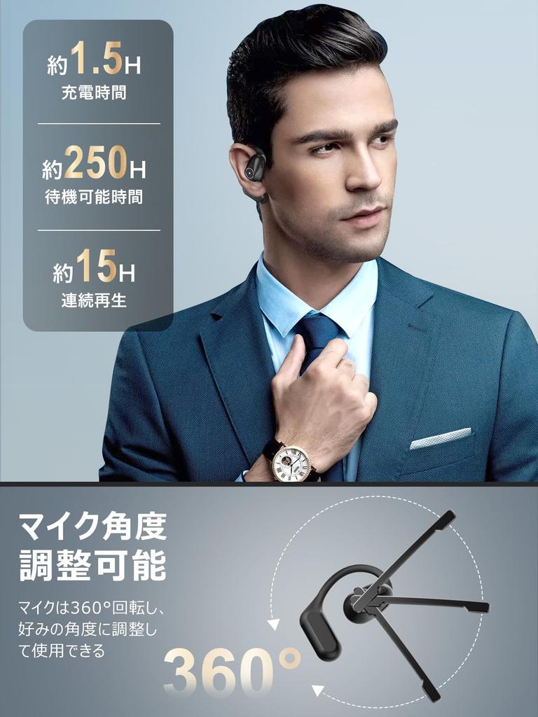 Bluetooth Headset Industry High Standard Masterpiece with Detachable Open Earphones for OWS Can Be Used In One Ear or Both Ear Hook Bluetooth ENC