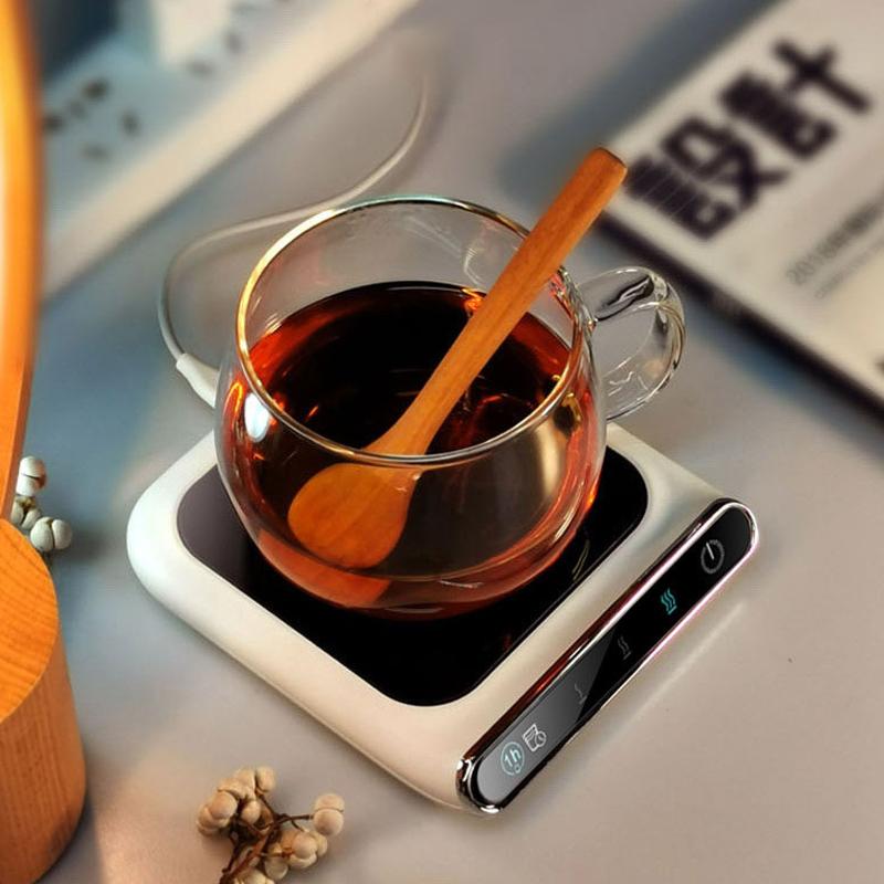 Новый USB-подогреватель для кружек и кофе для офисного стола, умный электрический подогреватель для напитков в домашнем офисе с 3 настройками температуры