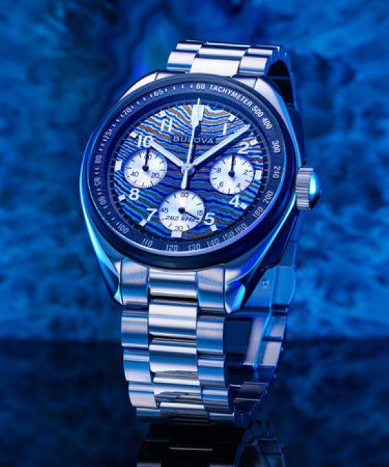 BULOVA Серия Lunar Pilot Ограниченная серия к 150-летию Часы Precisionist 262 кГц 98A329