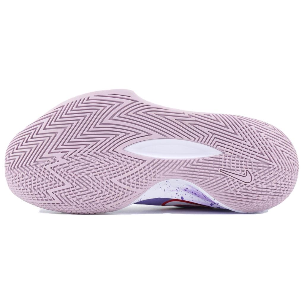 Nike Мужские низкие баскетбольные кроссовки Precision 6 Purple Lightning Thunder Cloud Mesh, амортизация из текстиля, износостойкие DD9535-100(Команда479-)