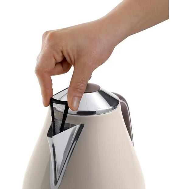 Электрический чайник De'Longhi Icona KBOV2001.BG бежевый