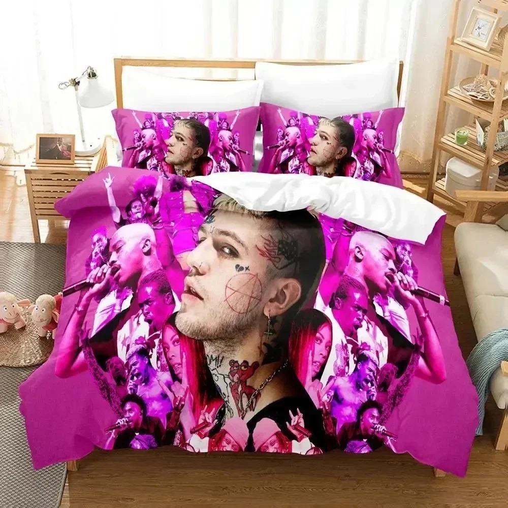 Exquisite Emo Rap L-Lil P-Peep Bedding Set Duvet Cover Pillowcase Student Adults Bedroom Decoration Single/Double/Queen Size