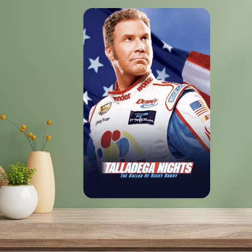 Talladega Nights Classic Movie Metal Poster Sign