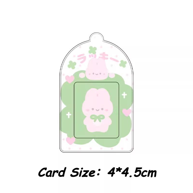 Новинки Милые фоторамки с животными Кавайный пудинг держатель для фотокарточек 2 дюйма K-pop рукава для фотокарточек INS стиль оригинальный дизайн