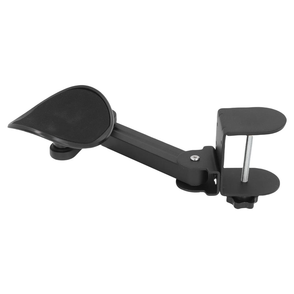 Clamp On Adjustable Arm Rest Support Extender for Desk Armrest Pad 360 Degree Rotating Elbow Rest