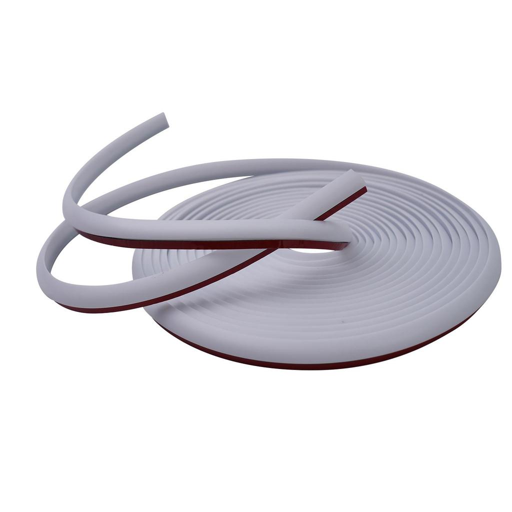 Резиновый уплотнитель для автомобиля Белый Наклонный Т-образный Погодостойкий 8мм*10мм