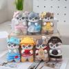 14pcs/lot 14cm Cute Shark Cat plush toys keyring key chain pendants animal cat dolls one week gifts