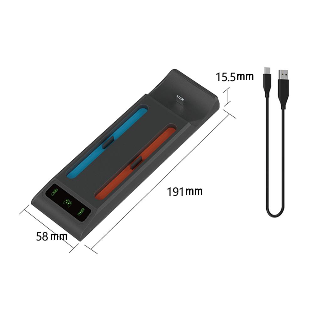 3 In1 Charging Base  For Switch 2/Switch2 PRO Console For NS2 Left And Right Controller With Charging Indicator Light