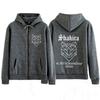 Shakira Las Mujeres Ya No Lloran Album  Tour Print Zipper Hoodie Men Women Fashion Long Sleeves Loose Casual Zip Up Jacket