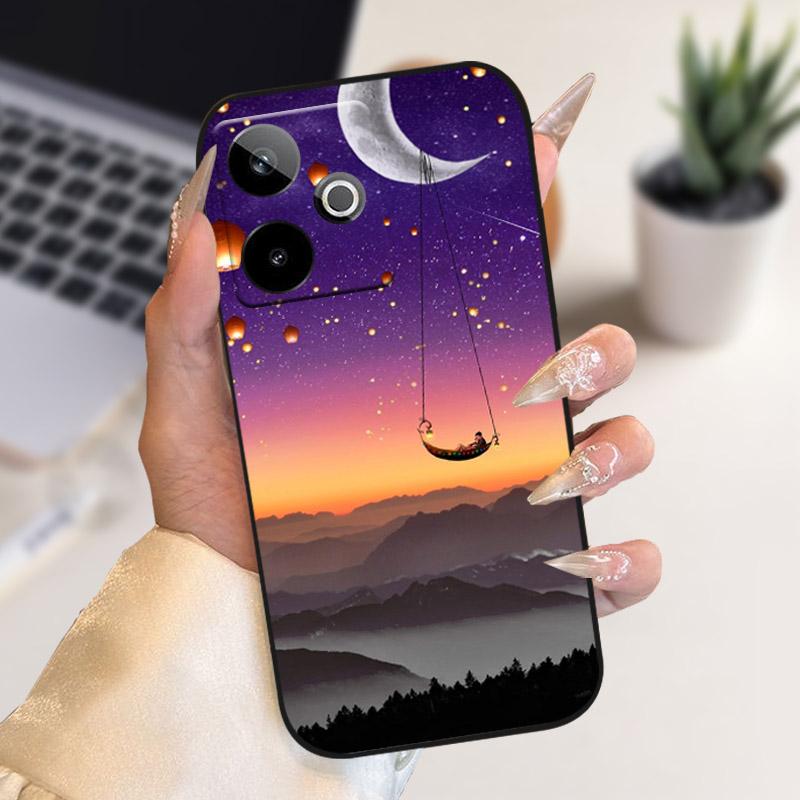 Чехол для Realme GT 7 T GT7T 2025 Новая Мода Мягкий Силикон ТПУ Задняя Крышка Телефона Для Realme GT7 Pro RMX5011 Чехол Ударопрочный Capa