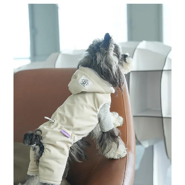 Pet Autumn/Winter Thick Plush Coat Four Leg Vest Thick Warm Jumpsuit Puppy Clothes Dog Clothes for Small Dogs