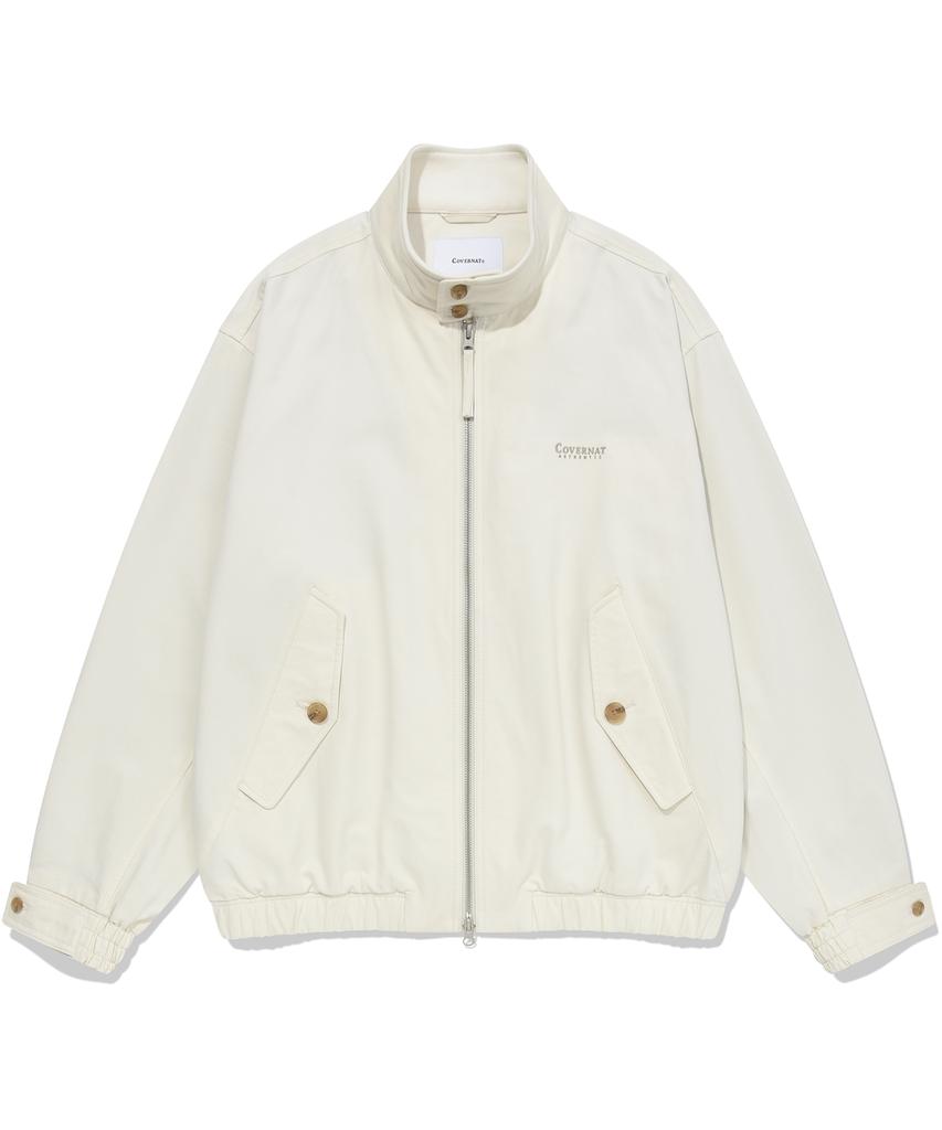 Covernat Cotton Harrington Blouson Ivory