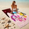 Beach Towel with Catch! Teenieping2 Pattern - soft,absorbent,machine washable Lightweight&Modern,swimming,Travel Essentials