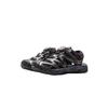 Li Ning Kids Outdoor Comfortable Fashionable Simple Versatile Shock Absorbing Low Top Sandals Kids Sandals Black YKEV028-1