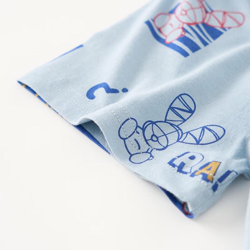 Детский хлопковый комплект пижамы с коротким рукавом Fontan