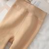 Women's Flesh-Colored Leggings with Nine-Point Lace Trim, Fleece-Lined, Thickening, Slimming, Perfect for Spring/Autumn/Winter Wear