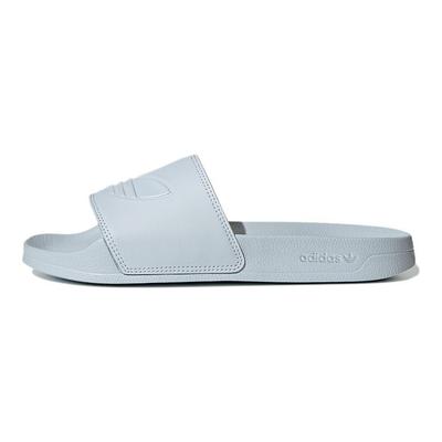 Оригинальные Adilette Lite Outdoor Цельнолитая резиновая подошва Нескользящие шлепанцы Унисекс Обувь Синий GX8890