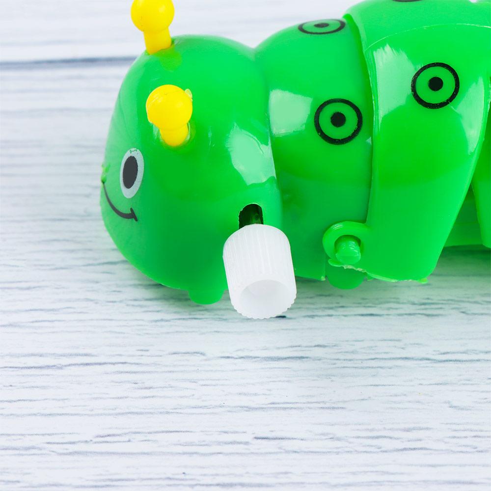 Color Random Funny Lovely Plastic Cartoon Wind Up Toy Clockwork Toy Caterpillar Shape