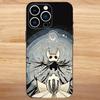 Чехол для телефона H-Hollow Knight для iPhone 16,15,14,13,12,11,Mini,Pro,SE,MAX Белый Матовый Ударопрочный Чехол