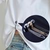 Magnetic Waistband Cincher Adjustable T-Shirt Hem Clip  Perfect Fit  Metal Snap Button  White/Gold/Black Available