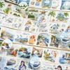 6*200cm Washi Tape Flower Scenery Creative Decorative Masking Tapes for  DIY Journal Scrapbooking Aesthetic Stationery Stickers