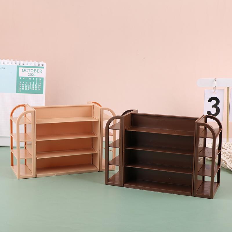 1 Set Doll House Scene Decor Accessories 1:12 Dollhouse Miniature Supermarket Shelf Mini Display Stand Storage Rack Model Toy