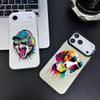 Милый Чехол для Телефона с Кошкой и Собакой Для iPhone 17 16 15 14 13 12 11 Pro Max Air Матовый Лазерный Аврора Ударопрочный Funda