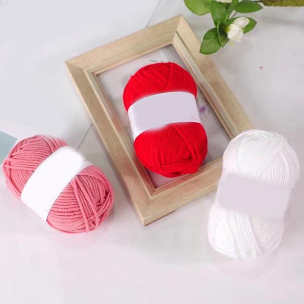 Моток хлопковой пряжи для ручного вязания и вязания крючком Мягкая Теплая и Универсальная Толстая и Уютная для Шапок Перчаток Шалей