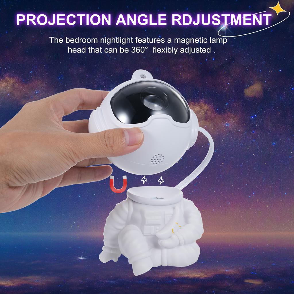 Astronaut Star Galaxy Projector Starry Nebula Projection Light Bedroom Decoration Night Light