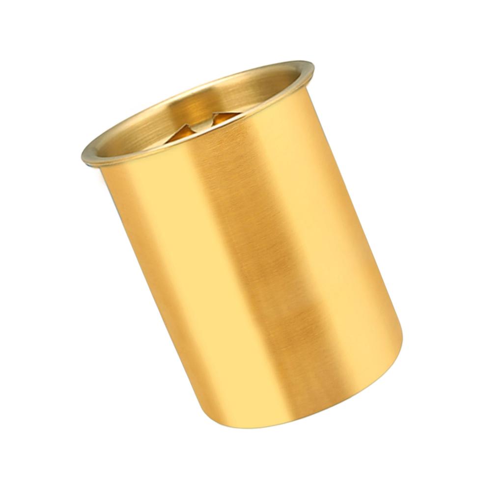 Stainless Steel Ashtray With Lid Windproof Design Creative Funnel Shape For Indoor Outdoor Use