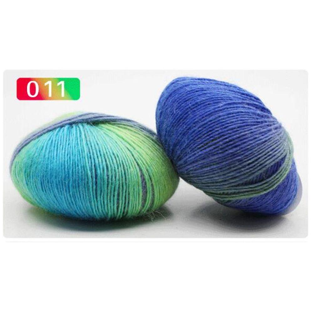 Высококачественный мягкий шарф 50 г для вязания своими руками, радужная пряжа для плетения, ручное вязание, шерстяная пряжа, крючок