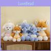 Adorable Plush Fox Elephant Doll Cozy Stuffed Toy Creative Soft Animal Gift 45cm 60cm