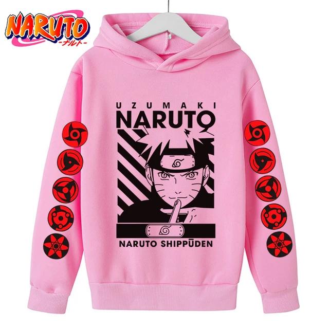 2025 MINISO Naruto Hoodie Kids Детская одежда для мальчиков Детская одежда для малышей Осенние теплые толстовки Пальто Одежда с героями мультфильмов Толстовка с капюшоном