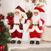 12" Фигурка Санта-Клауса Рождественская стоящая кукла Санта-Клауса с подарками для праздничного украшения дома, офиса, стола