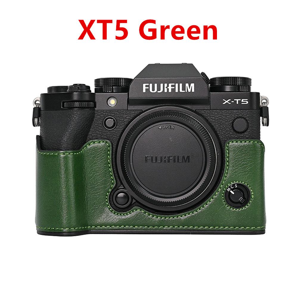 PU Leather Camera Half Case for Fujifilm Fuji XT50 XT30 XT30II XT20 XT10 XT5 XS10 XS20 XH2 XH2S X100V Battery Opening Cover