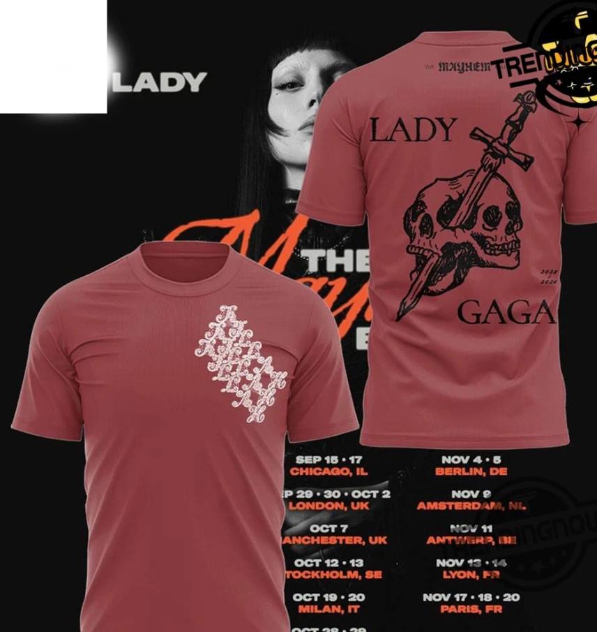 Lady Gaga The Mayhem Ball Tour 2026 AOP 3D T-Shirt UB170