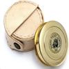 Карманный компас Robert Frost Brass Poem Compass с кожаным футляром