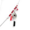 Les Trésors De Lily [H9857] - Red 'Mangas' Designer Long Necklace