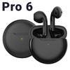NEW Original Air Pro 6 TWS Wireless Headphones Fone Bluetooth Earphones Mic Pods In Ear Earbuds Earbuds Sport Headset For Xiaomi
