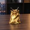Portable Stationery Holder Money Bag Pen Holder, Creative 3D Printed Desk Organizer with Office Supplies Storage Cash Symbol Design, Large Capacity