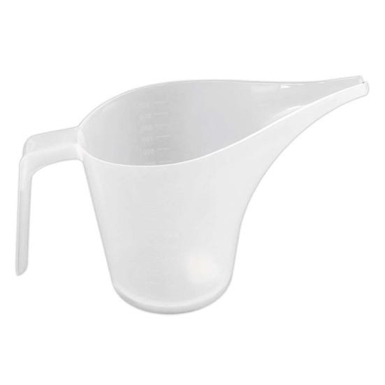 1000ml Plastic Sharp Spout Cooking Baking Cake Cup Funnel Measuring with Scale
