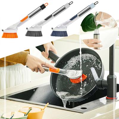 Щетка для мытья посуды с дозатором мыла Щетка для мытья кухонной посуды со сменной насадкой