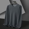 Sweater Men's Round Neck Spring and Autumn Middle-aged Casual Handsome Loose Outer Wear Men's Sweater Spring Simple Top