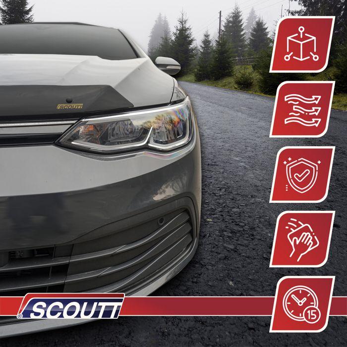 SCOUTT | Bra Capot Déflecteur Protection Pour Isuzu D-Max 2006-2012, Aérodynamique, Assemblage Facile, Aucun perçage requis