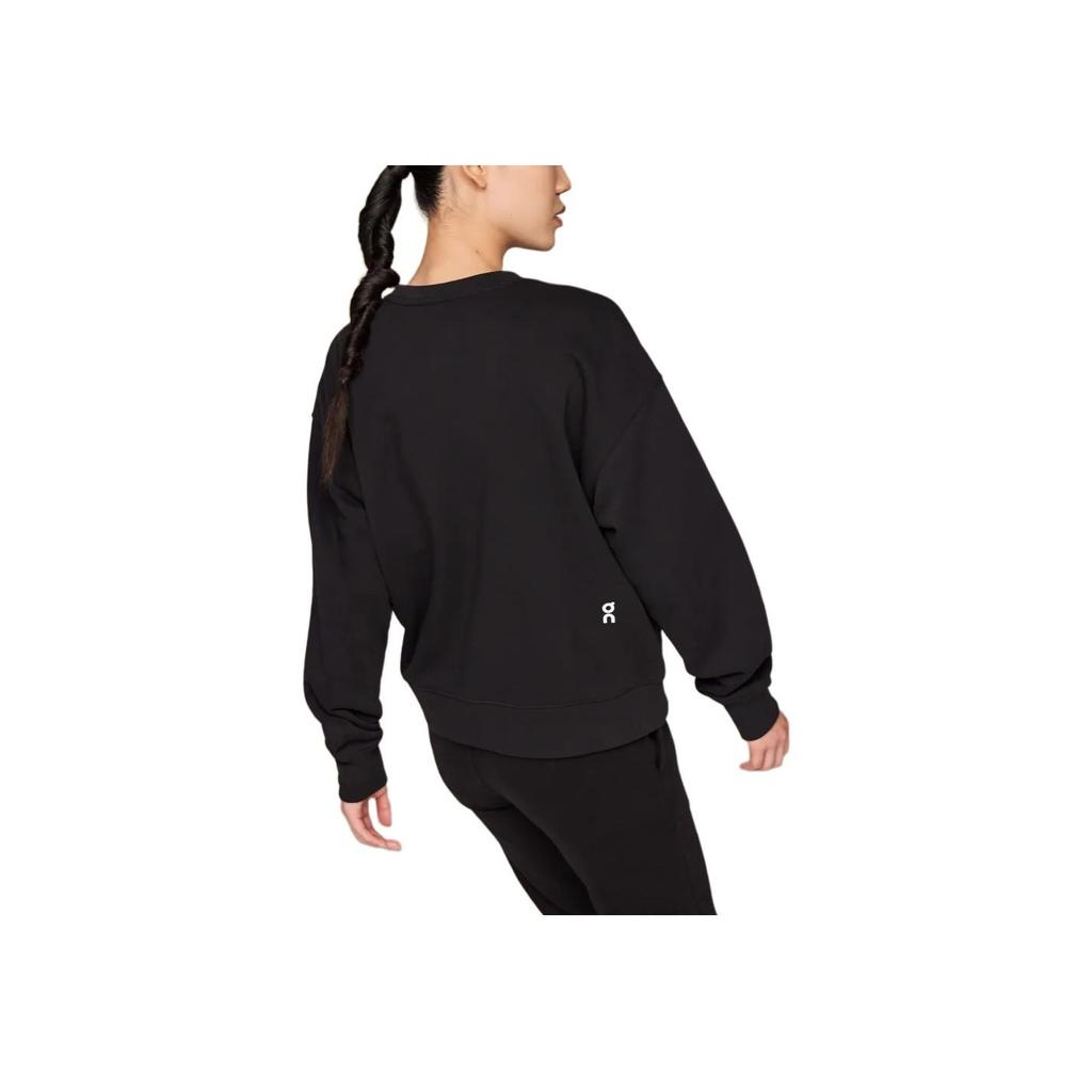 Свитшот с круглым вырезом и принтом логотипа Женская толстовка 1WE10470553