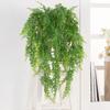Plastic Artificial Plants Hanging Fake Vine Grass Realistic Persian Fern Leaves  Wedding Party Wall